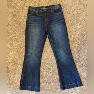 Kimes Ranch Dark Blue Flare Jeans - Wide Leg